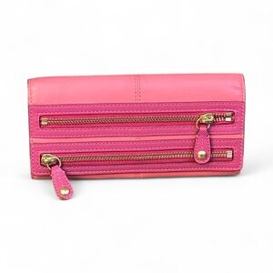 Coach Pink Leather Wallet